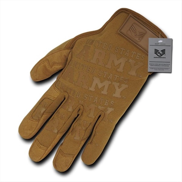 Rapdom Lightweight Mechanic Gloves, Army - Coyote, 2X U01-ARM-COY-05 - main